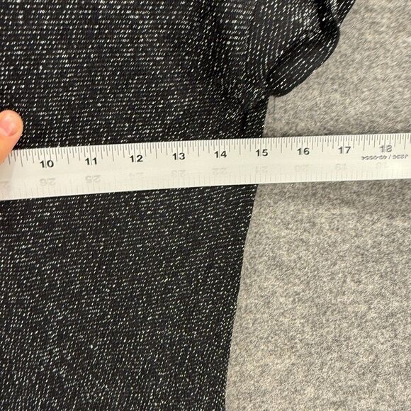 Chaize Blouse Women M Medium Black Short Sleeve Round Neck Pullover Casual - Picture 3 of 7